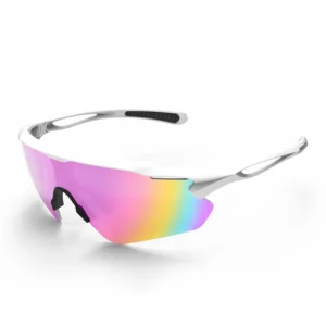 Children’s Running Polarized PC Lens Frame Material Windproof Lightweight Sports Eyewear UV400 Protection Semi Rimless