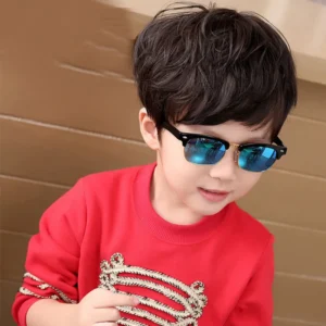 Children’s Sunglasses Girl Boy Cute Summer Half Frame Fashion Kids Sunglasses