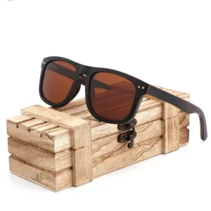 Classic Bamboo and Wood Sunglasses Men Custom Logo UV400 Polarized Sunglasses Women