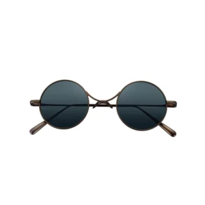Classic Dark Lens Silver Gold Unisex Polarized TAC Sunglasses Metal Frame