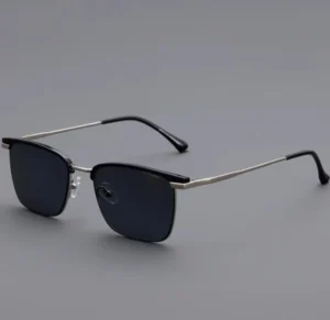 Classic Fashion Sunglasses Men Outdoor Sun Shades Eye Glasses High Quality Square Metal Frame Sunglasses