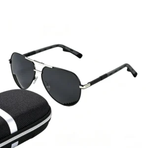 Classic Men’s Photochromic Pilot Sunglasses UV400 Full-frame Women’s Polarized Fishing & Driving Sunglasses