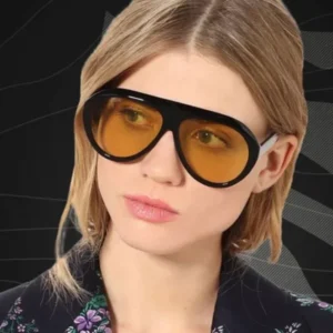 Classic Oversized 70s Vintage Plastic Big Frame Sun Glasses Custom Logo Men Women Trendy Sunglasses