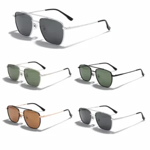 Classic Oversized Full Rim Alloy Frame Sunglasses for Men Outdoor Travel