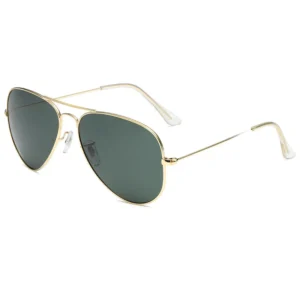 Classic Pilot Men Sunglasses Polarized Vintage Metal Sun Glasses Women Mirror Colors Driving Male Shades UV400