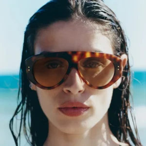 Classic Retro Pilot Sunglasses Custom Logo Thick Shades UV400 CR39 Lens Handmade Acetate for Women Men