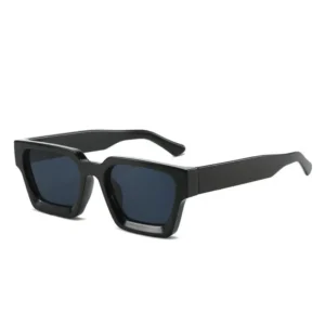 Classic Retro Plastic Frame Square Shades Vintage Rectangle Custom Logo Sunglasses for Women Men