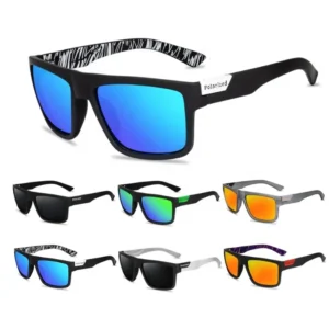 Classic Retro Polarized Night Vision Sunglasses Square Anti Uv Paint Cycling Sports Driving Sun Glasses Men