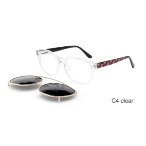 Classic Round Sunglasses for Women with Fine Acetate Frame and Shatter Resistant PC Lenses Perfect for Everyday Outdoor
