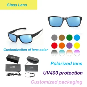 Classic Sports Polarized Sunglasses Square Lens UV400 Optical Tac GlassLenses TR Frame Men’s Women’s Custom Logo