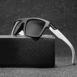 Classic Square Frame Men’s Sunglasses Anti Glare Polarized Sun Glasses for Outdoor Sports Fishing Driving Tac Lenses