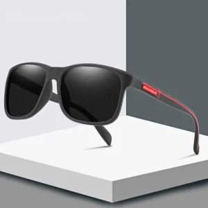 Classic Square Men’s Polarized Sunglasses Sports Style Driving Goggles Trendy Colorful Film Cycling Fishing Glasses