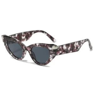 Classic Square Vintage Plastic Sunglasses Small Frame Tortoiseshell Sunglasses for Women Lentes De Sol