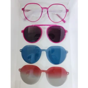 Clip on Polarized Acetate Sunglasses Metal TR for Women