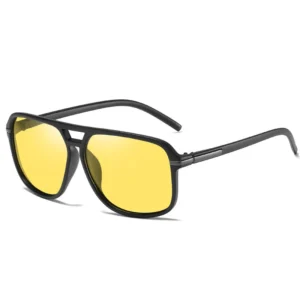 Color Changing Sunglasses Male Driving Night Vision Sunglasses Polarized Sunglasses Day and Night Use Retro PC TAC Unisex