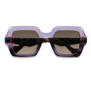 Color Sun Fashion Square Acetate Polarized Sunglasses UV400 Protection Full Rim Frames Children High Quality