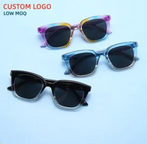 Colored TR90 Frame Outdoor UV400 Protection Comfortable Unisex Polarized Kids Sunglasses