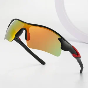 Colorful Cycling Sunglasses Half Frame for Men European American Outdoor Sports Polarized UV400