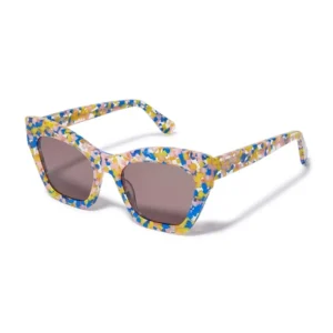 Colorful Fashion Cat Eye Shape Thick Frame Sunglasses Quality Acetate Handmade Glasses