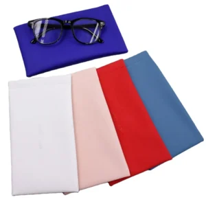 Colorful PU Spring Open Eyeglass Pouch Custom Size Logo Color Eyewear Storage Bag for Sunglasses Glasses