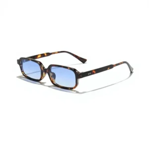 Cross Border High Quality PC Rectangular Fashionable Colored Lens Sunglasses UV400 Protection Box Style Men’s Driving