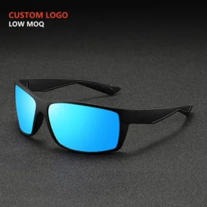 Current Fashion Big Square TAC Lenses Rectangle Temples Colorful Polarized UV Outdoor Driving Cycling Sports Sunglasses