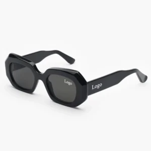 Custom Acetate Sunglasses Sun Glasses Unisex Glasses for Women Polarized Mens Polygon Sunglasses