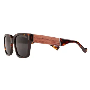 Custom Acetate Wood Frame Polarized Sunglasses UV400 Protection Full Rim Square Fashion Vintage Unisex Ca 68227