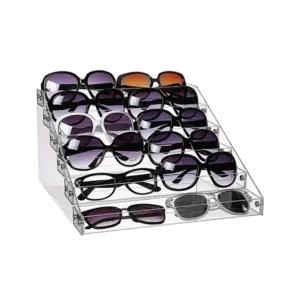 Custom Acrylic Eyeglasses Frame Stand Eyewear Sunglasses Display Storage Box
