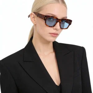 Custom Design Fashion Unisex Square Polarized Handmade Acetate Shade Sunglasses Sun Glasses