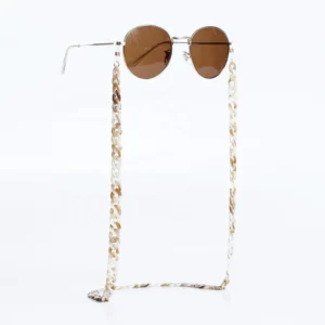 Custom Eyewear Accessories Women’s Sunglasses Chain Acetate Acrylic Face Mask Strap Chain Headphone Necklace