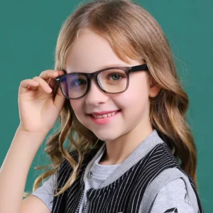 Custom Fashion Designer Optical Frame Kids Sunglasses Classic Style Anti Blue Light Blocking Glasses for Children and Babies