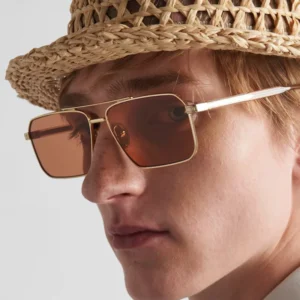 Custom Fashion Square Men Women Metal Eyeglasses Sunglasses Frames UV400 CR39 Lenses Pink Sunglasses