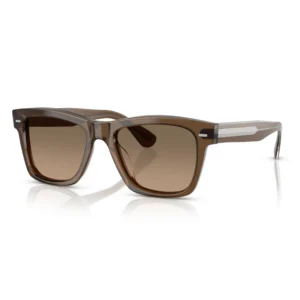 Custom Fashion Vintage Brown Sunglasses Gradient Lenses Acetate Frame CR39 Lenses Sunglasses