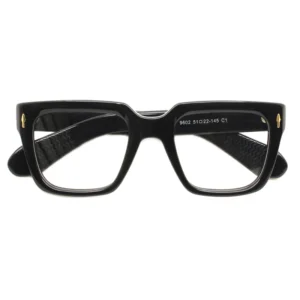 Custom Glasses Logo Designer Square Black Frame Women’s High End Retro UV400 Polarized Sunglasses