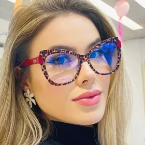 Custom LOGO Fashion Cat Eye Glasses for Computer Anti Blue Light Eyewear Vintage Blue Light Blocking TR90 Eyeglasses Frames