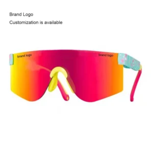 Custom Large Rimless Pit Sunglasses Youth Girls Boys Sunglasses for Kids With Logo