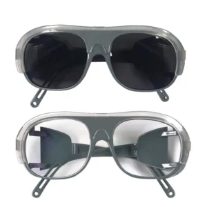Custom Logo Anti Fog Scratch Splash Resistant Windproof Round Black Safety Glasses Eye Protective Sunglasses
