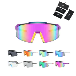 Custom Logo Brand Running Glasses UV400 Sports Sunglasses Mountain Bike Riding Road Sports Sun Glasses