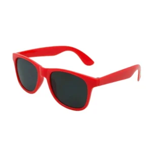 Custom Logo Classic Unisex Sunglasses Red Frame Dark Lens Vintage Wayfarer Style Sun Glasses for Men Women