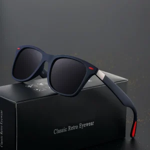 Custom Logo Classic Vintage Polarized Mens Sunglasses Women Luxury Brand Designer Square Sun Glasses Men Gafas De Sol