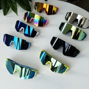 Custom Logo Cycling Sunglasses UV400 PC Sports Eyewear for Youth Kids