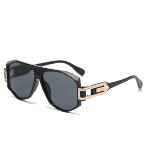 Custom Logo Fashion Designer Sun Glasses Big Frame Oversized Large Sunglasses for Women Men