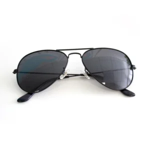 Custom Logo Fashion Metal Frame Polarized Sunglasses Men Vintage Retro Square Driving Sunglasses Mirrored Lenses