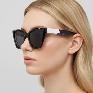 Custom Logo Fashion Oversized Women Polarized UV400 Full Rim Sunglasses Big Frame