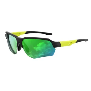 Custom Logo Fashion UV400 Protection Running Cycling Sunglasses Adjustable Nose Outdoor Hiking Mirrored Lenses