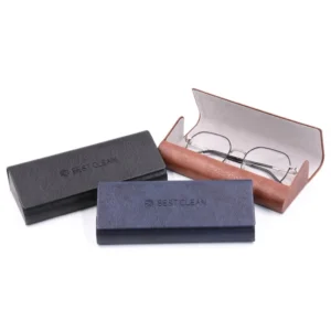 Custom Logo Glasses Case Hard Flap Eyeglass Protective Case PU Leather Hard Shell Sunglass Case Manufacturer