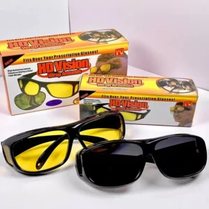 Custom Logo High Quality Yellow Lens Anti Glare Night Driving Glasses Goggles Night Vision Glasses for Women Men