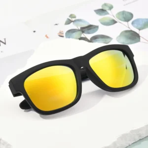 Custom Logo Lightweight Frame Classic Sunglasses UV400 Protection Outdoor Driving