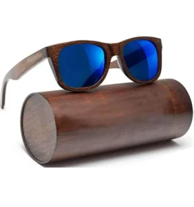 Custom Logo Luxury Fashion Wooden Temple Polarized Sunglasses for Men and Unisex